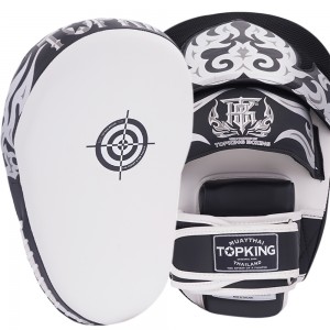 Боксерские лапы Top King (TKFME-01-white/black)